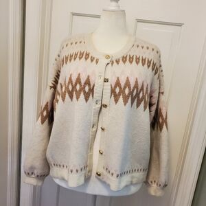 Song Of Style Knit Button Front Cardigan Size XL, Preppy, Business Casual
